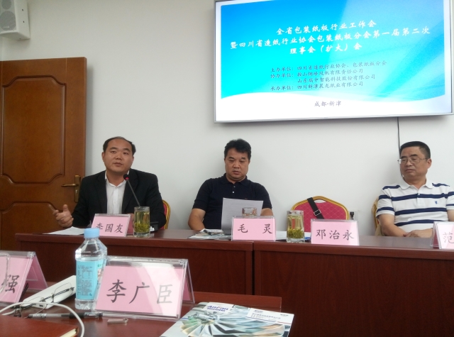 省紙協(xié)副理事長(cháng)李國友在全省包裝紙板行業(yè)行業(yè)工作會(huì )暨四川省造紙行業(yè)協(xié)會(huì )包裝紙板分會(huì )第一屆第二次理事（擴大）會(huì )上講話(huà)